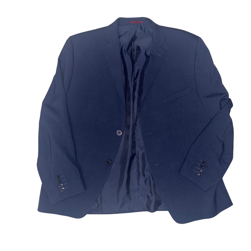 Alfani Navy Blue Wool Blend Suit Jacket Blazer Men's 44S Court